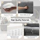 117.5" U-Shaped Sectional Sofa