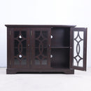 Spacious Sideboard With 3 Doors - Ox Blood Red by HouseOfZazla