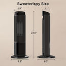 1500W Portable Electric Space Heater with Remote and Thermostat