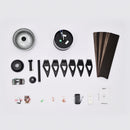 52 Inch Indoor Modern LED Ceiling Fan with Light and Remote Control, Reversible 5 Blades, Reversible Motor - (Matte Black)