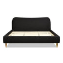 Roman - Curved Headboard Upholstered Platform Bed by Unique Piece Furniture