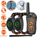3280FT Dog Training Collar IP67 Waterproof Pet Beep Vibration Electric Shock Collar 3 Channels Rechargeable Transmitter Receiver Trainer with Flashlig by GBruno Store