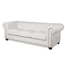 Traditional Tufted Chesterfield Nailhead Sofa by HouseOfZazla