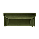 Josephine 84.5" Upholstered Modern Sofa, Olive