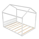 Wooden House Bed With Headboard