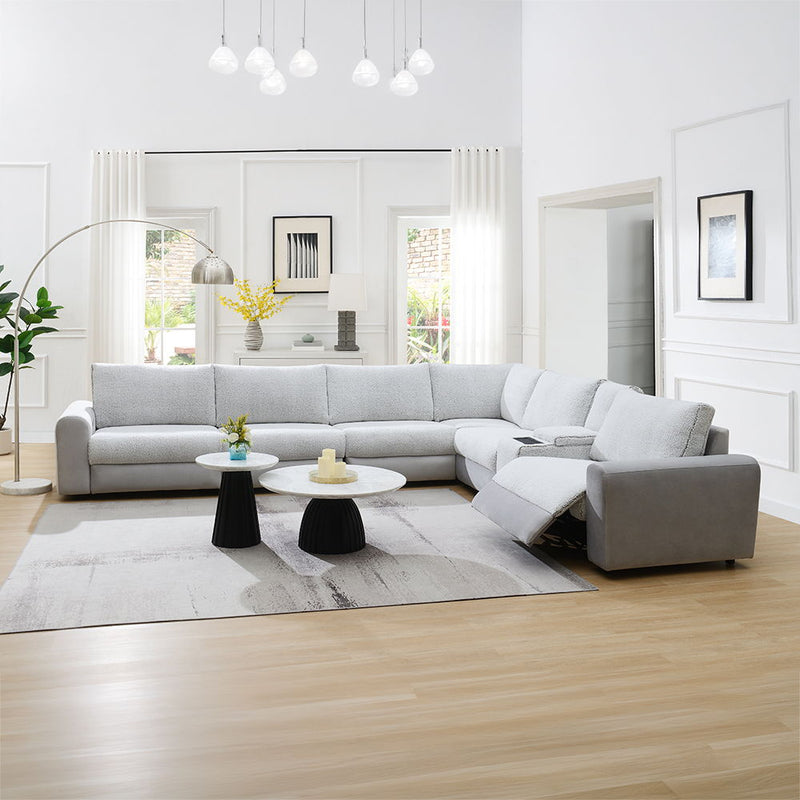 Tarrance - Modular Power Armless Recliner - Gray, photo 5 of 7