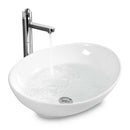 Oval Bathroom Basin Ceramic Vessel Sink by LJGDeals