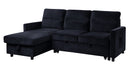 Ivy - Reversible Sleeper Sectional Sofa With Storage Chaise And Side Pocket