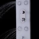 55 Inch Tempered Glass Shower Panel with Massage Jets Hand Shower by DirectDeals