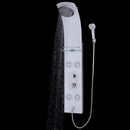 55 Inch Tempered Glass Shower Panel with Massage Jets Hand Shower by LJGDeals