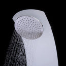 55 Inch Tempered Glass Shower Panel with Massage Jets Hand Shower by LJGDeals