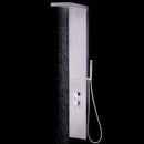 55 Inch Brushed Stainless Steel Shower Panel Rainfall Waterfall by DirectDeals