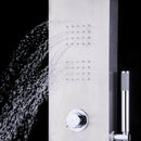 59” Stainless Steel Shower Panel with Massage Jets and Hand Shower by LJGDeals
