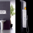 59” Stainless Steel Shower Panel with Massage Jets and Hand Shower by LJGDeals