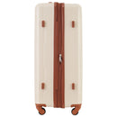 2 Piece Luggage Set With Bags Expanable Spinner Wheels ABS Lightweight Suitcase With Tsa Lock 20" / 24" by HouseOfZazla