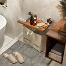 20 Inch Wall Mounted Teak Wood Folding Shower Bath Seat by LJGDeals