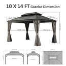 10' X 14' Hardtop Gazebo