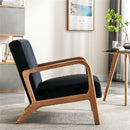 Classic Mid-Century Modern Accent Chairs, Open Framed Armchair With Cushioning by Unique Piece Furniture