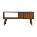 Prism Sliding Media Unit - Chestnut by Unique Piece Furniture