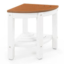 Heavy Duty Corner Shower Bench Stool with Storage Shelf for Shaving Legs by LJGDeals