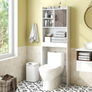 4-Tier Space-saving Toilet Sorage Cabinet with Open Shelves by LJGDeals
