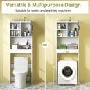 4-Tier Space-saving Toilet Sorage Cabinet with Open Shelves by LJGDeals