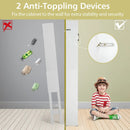 4-Tier Space-saving Toilet Sorage Cabinet with Open Shelves by LJGDeals
