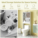4-Tier Space-saving Toilet Sorage Cabinet with Open Shelves by LJGDeals