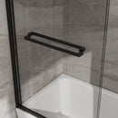 Goodyo - Double Sliding Bathtub Shower Door With Sgcc Clear Tempered Glass by HouseOfZazla