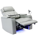Power Motion Recliner Electric Power Recliner With USB Charging Port, Hidden Arm Storage, Convenient Cup Holder And tooth Speaker by HouseOfZazla