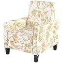 Push Back Upholstered Recliner Armchair by HouseOfZazla