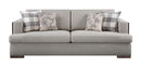 Niamey - Sofa With 4 Toss Pillows - Walnut by HouseOfZazla