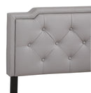 Button Tufted Bed Charming For Cozy Spaces by Unique Piece Furniture