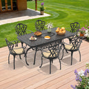 7-Piece Cast Aluminum Patio Furniture Set