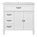 Bathroom Vanity With Sink, Freestanding Cabinet & Drawers by HouseOfZazla