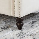 2 Seater Chesterfield Sofa With Rolled Arms And Nailhead Trim For Living Room by HouseOfZazla