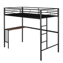 Bunk Bed With Desk, Ladder And Quality Slats For Bedroom by HouseOfZazla