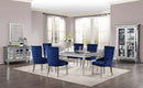 Varian - 34" Server - Mirrored & Antique Platinum