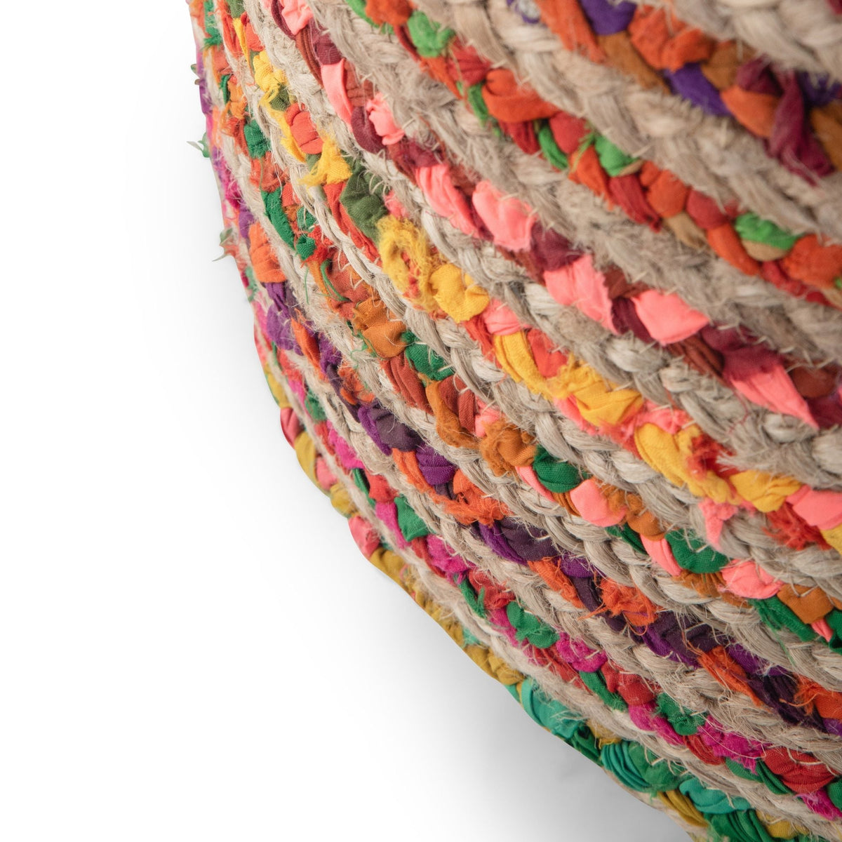 Margo - Handcrafted Round Pouf, photo 15 of 22