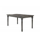 Rectangular Dining Table - Gray by HouseOfZazla