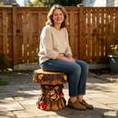 12.6" Resin Rabbit Garden Chair by HouseOfZazla