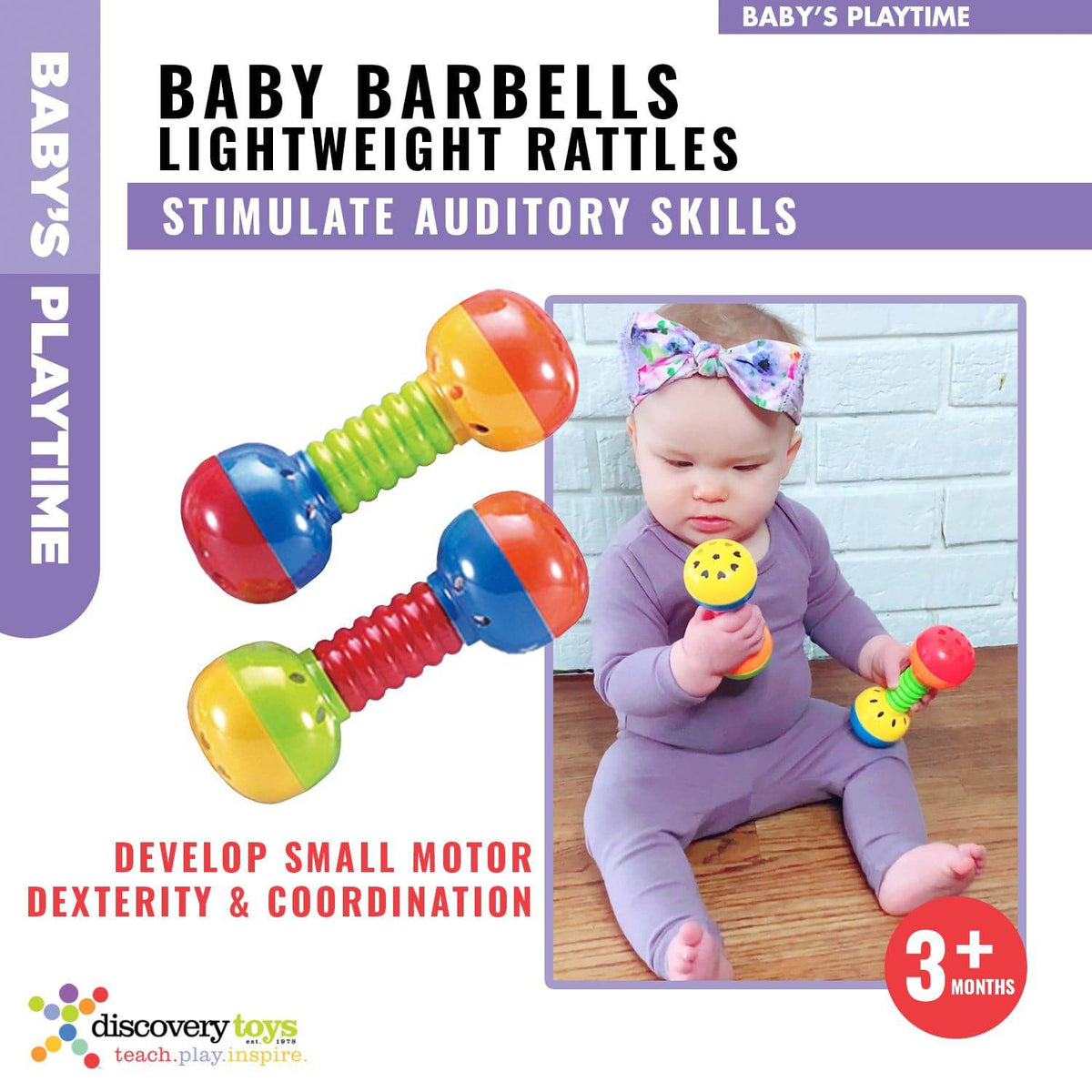 BABY BARBELLS Rattle Set, photo 2 of 4