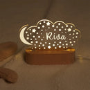 GobekUsa Baby Kids USB Night Light Personalized Children Name Lamp Custom Nursery Newborn Bedroom Home Decoration Birthday Souvenir Gift
