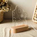 GobekUsa Baby Kids USB Night Light Personalized Children Name Lamp Custom Nursery Newborn Bedroom Home Decoration Birthday Souvenir Gift