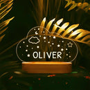 GobekUsa Baby Kids USB Night Light Personalized Children Name Lamp Custom Nursery Newborn Bedroom Home Decoration Birthday Souvenir Gift