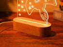 GobekUsa Baby Kids USB Night Light Personalized Children Name Lamp Custom Nursery Newborn Bedroom Home Decoration Birthday Souvenir Gift