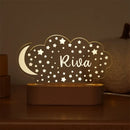 GobekUsa Baby Kids USB Night Light Personalized Children Name Lamp Custom Nursery Newborn Bedroom Home Decoration Birthday Souvenir Gift