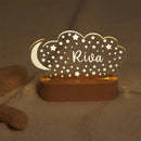 GobekUsa Baby Kids USB Night Light Personalized Children Name Lamp Custom Nursery Newborn Bedroom Home Decoration Birthday Souvenir Gift