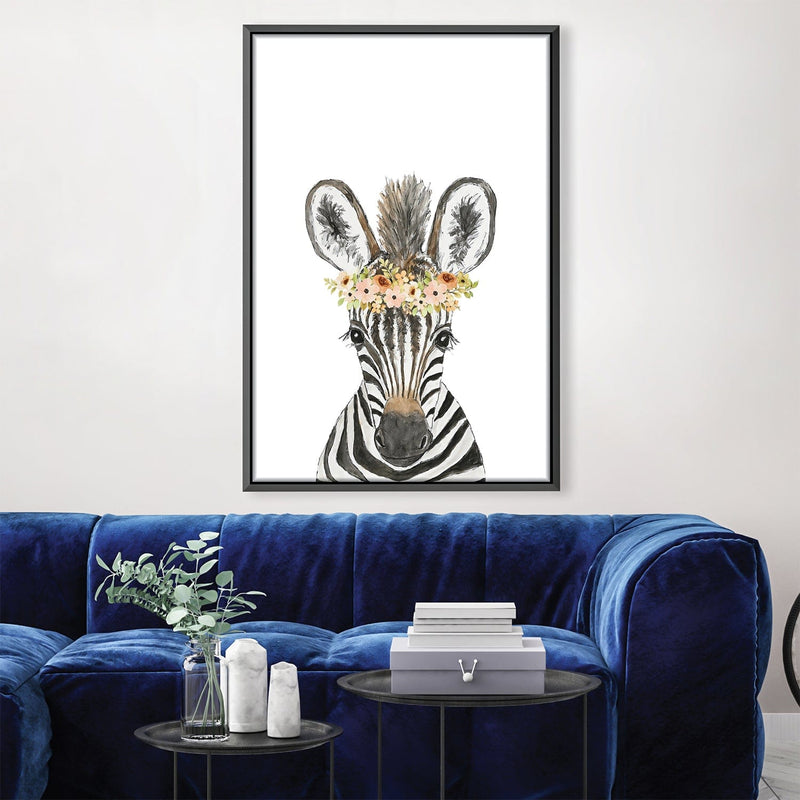 Baby Zebra Canvas