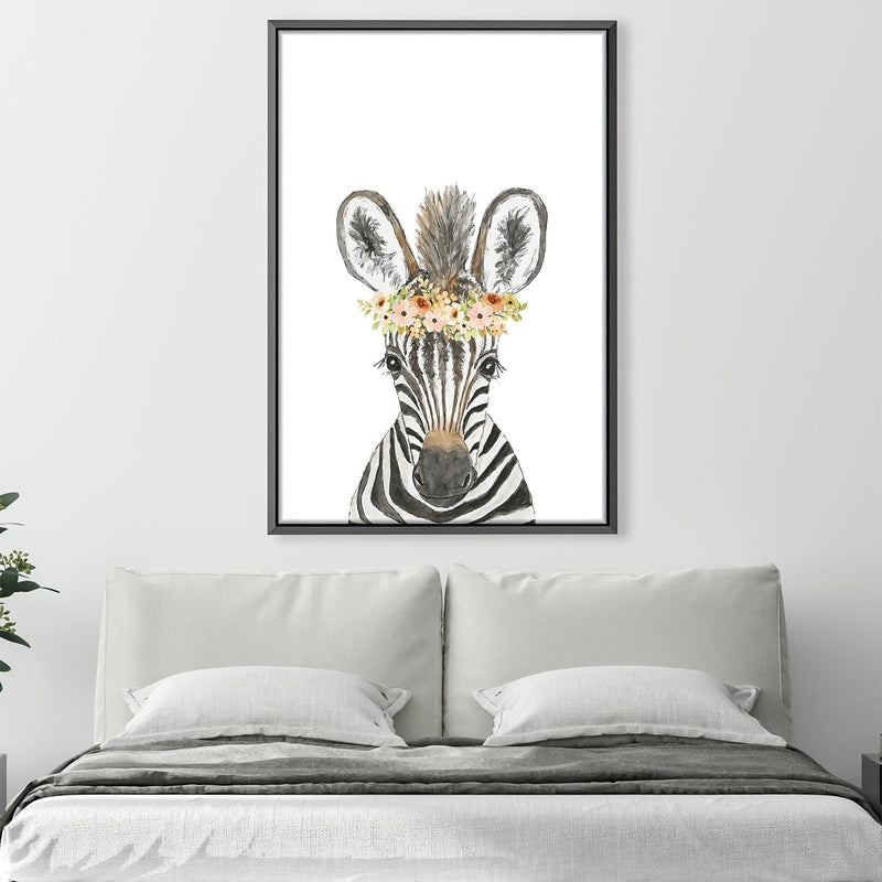 Baby Zebra Canvas